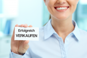Erfolgreich verkaufen - Schild