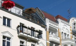 Hausfassade Algenbefall