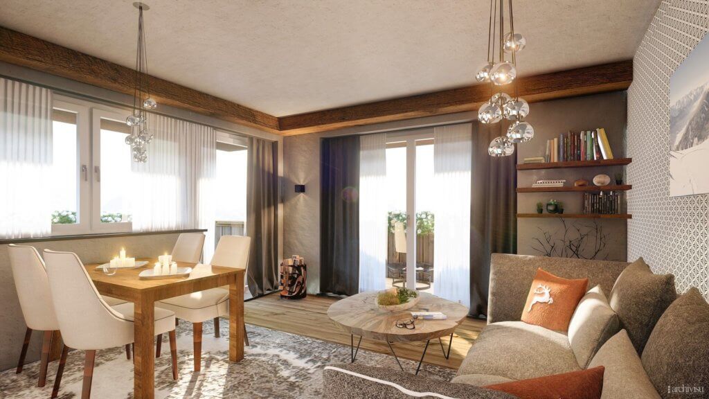 Mountain View_Wohnzimmer